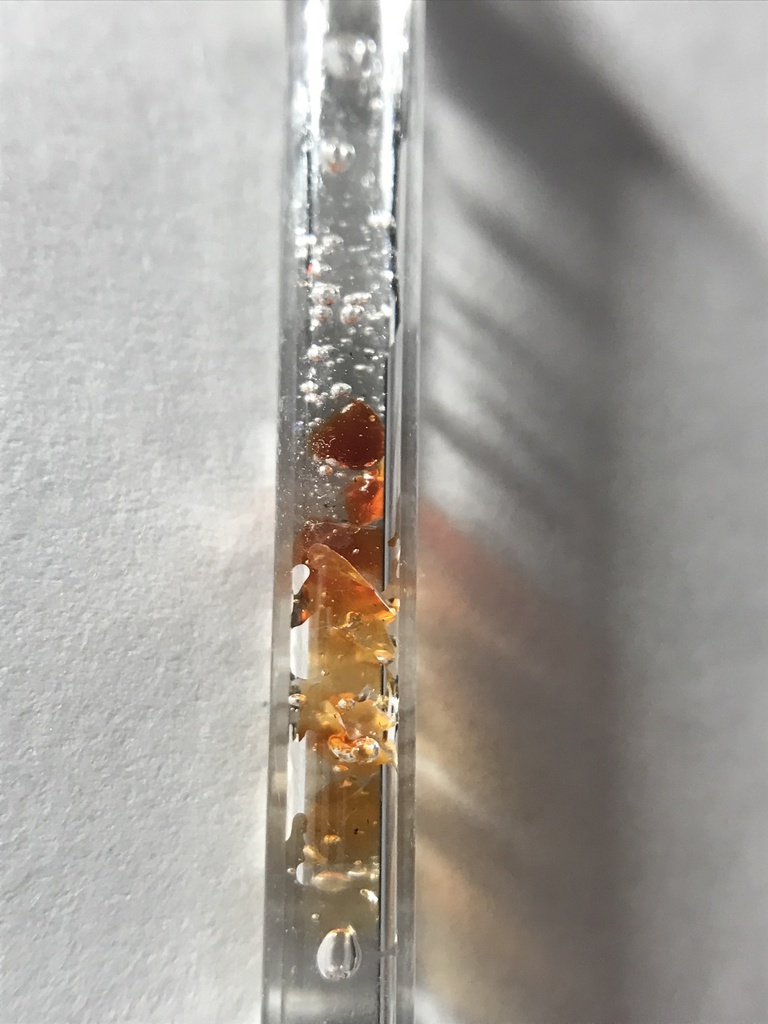 【レビュー用試作品】(訳あり)カーネリアン入り試験管