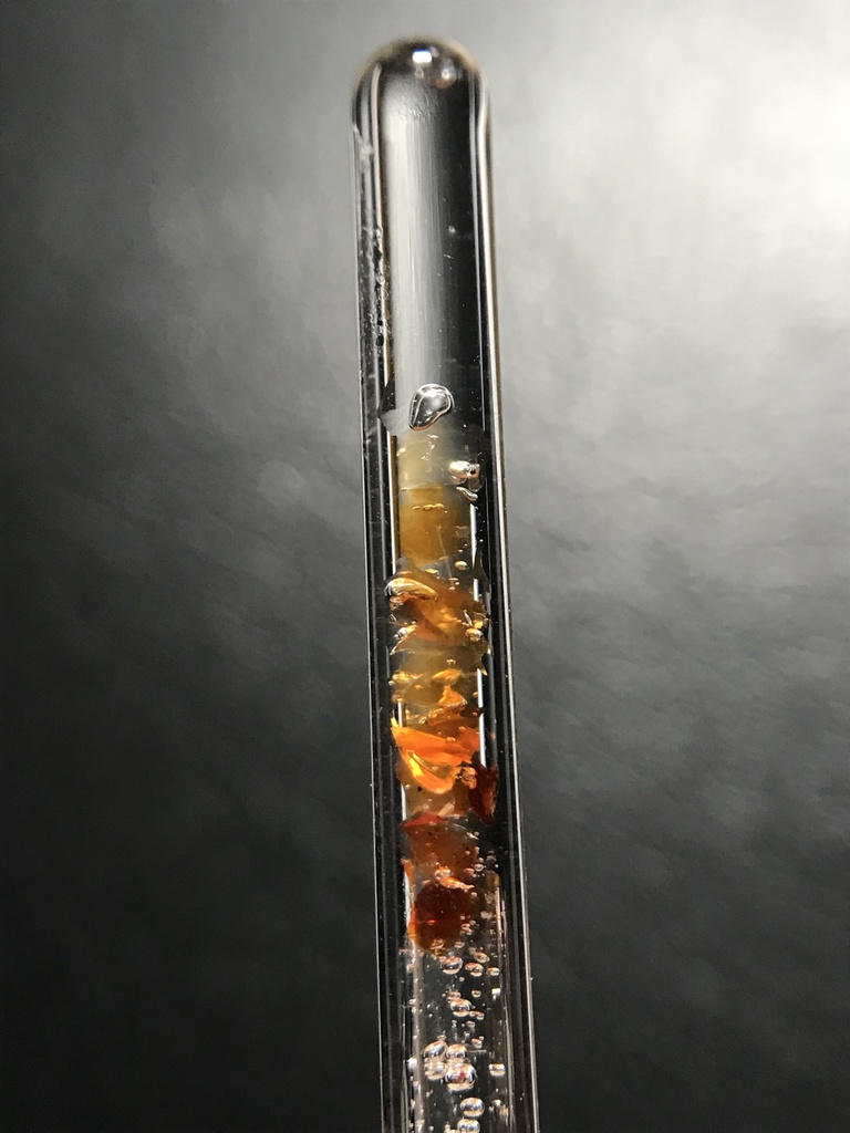 【レビュー用試作品】(訳あり)カーネリアン入り試験管