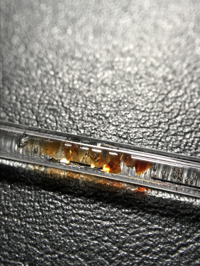 【レビュー用試作品】(訳あり)カーネリアン入り試験管