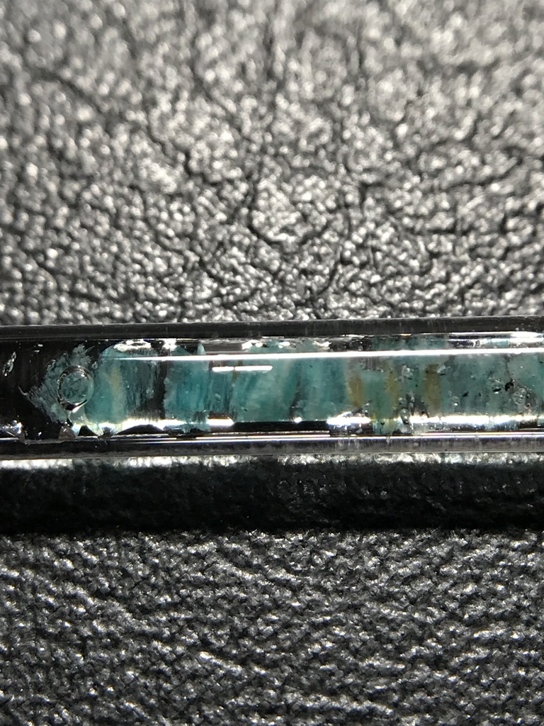 【レビュー用試作品】アマゾナイト入り試験管