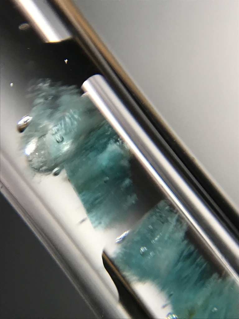 【レビュー用試作品】アマゾナイト入り試験管