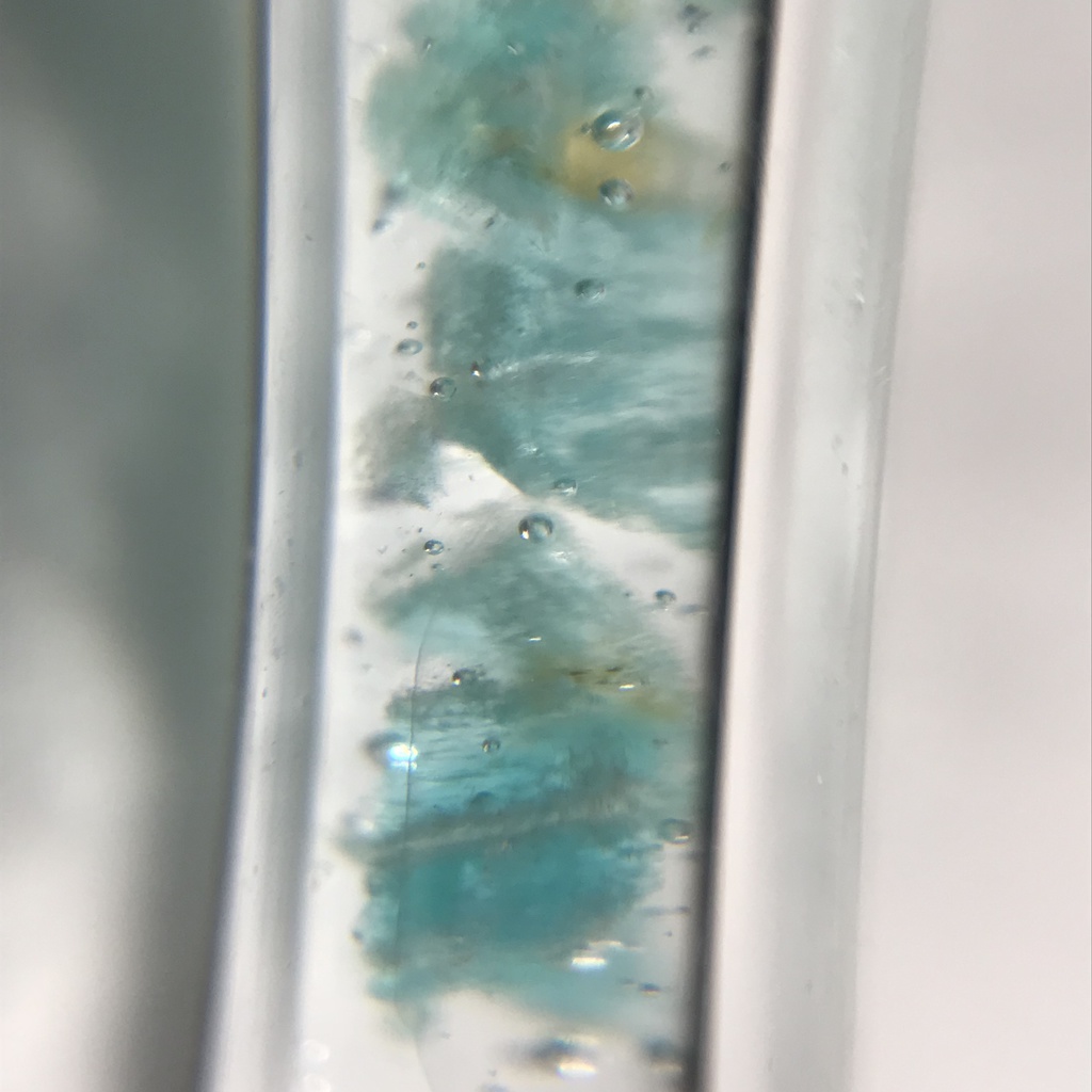 【レビュー用試作品】アマゾナイト入り試験管