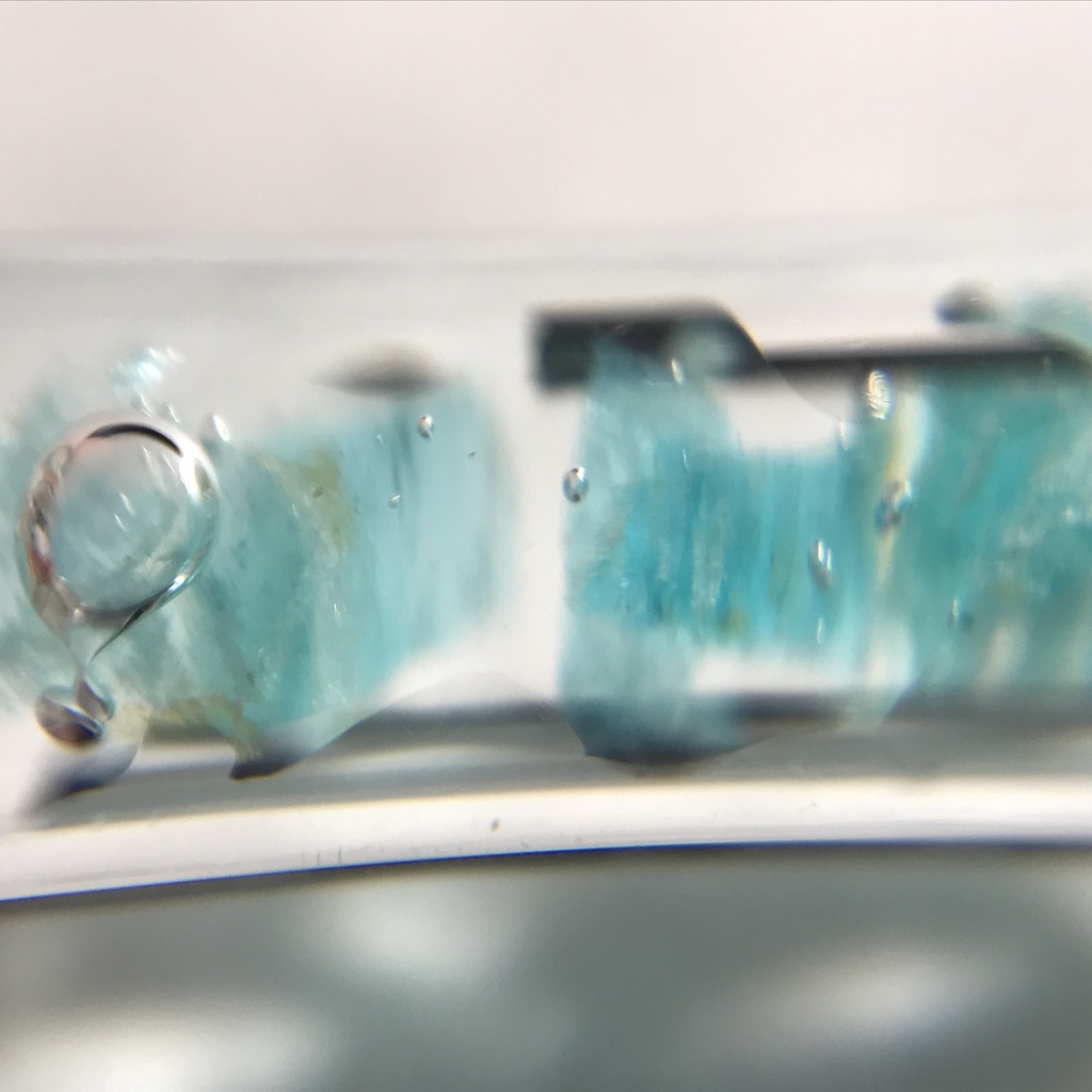 【レビュー用試作品】アマゾナイト入り試験管