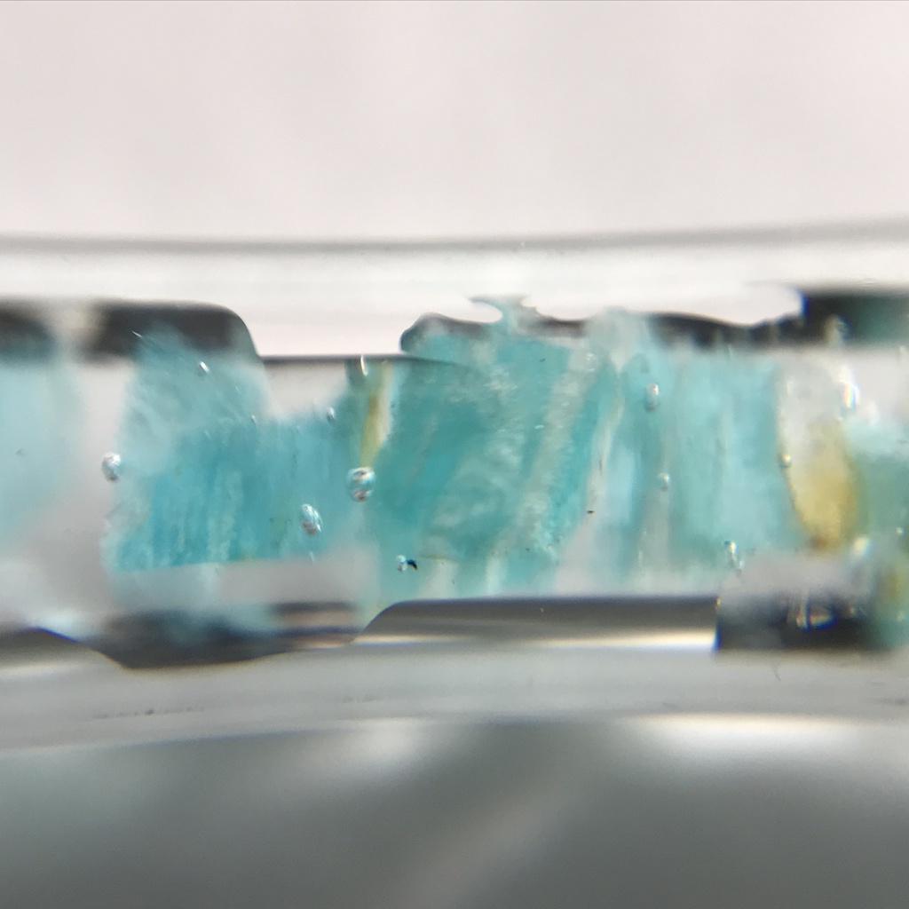 【レビュー用試作品】アマゾナイト入り試験管