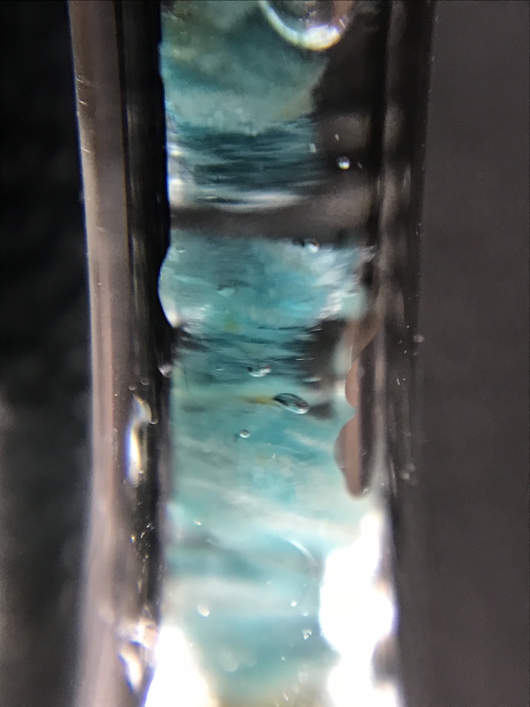 【レビュー用試作品】アマゾナイト入り試験管