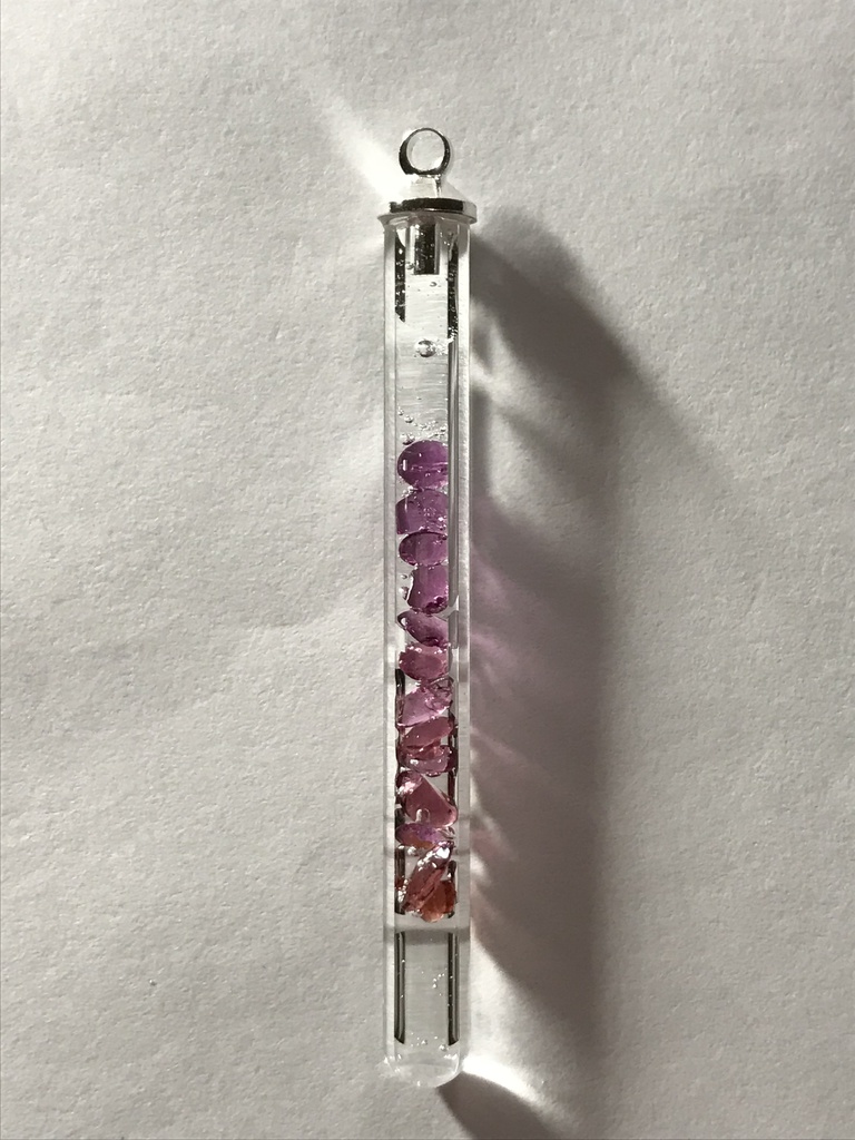 【レビュー用試作品】ロードライトガーネット入り試験管