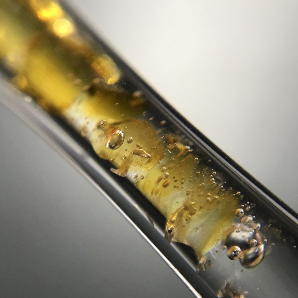 【レビュー用試作品】(訳あり)琥珀入り試験管C