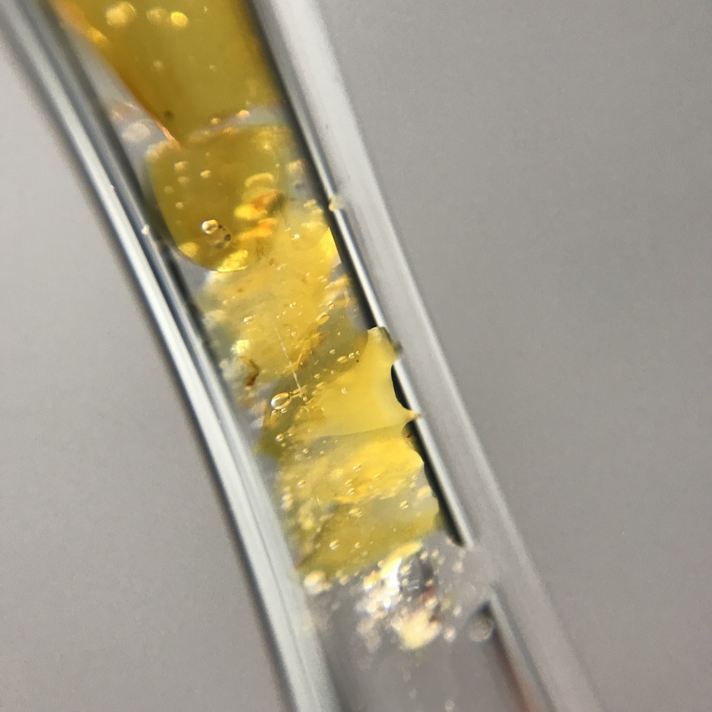 【レビュー用試作品】(訳あり)琥珀入り試験管C