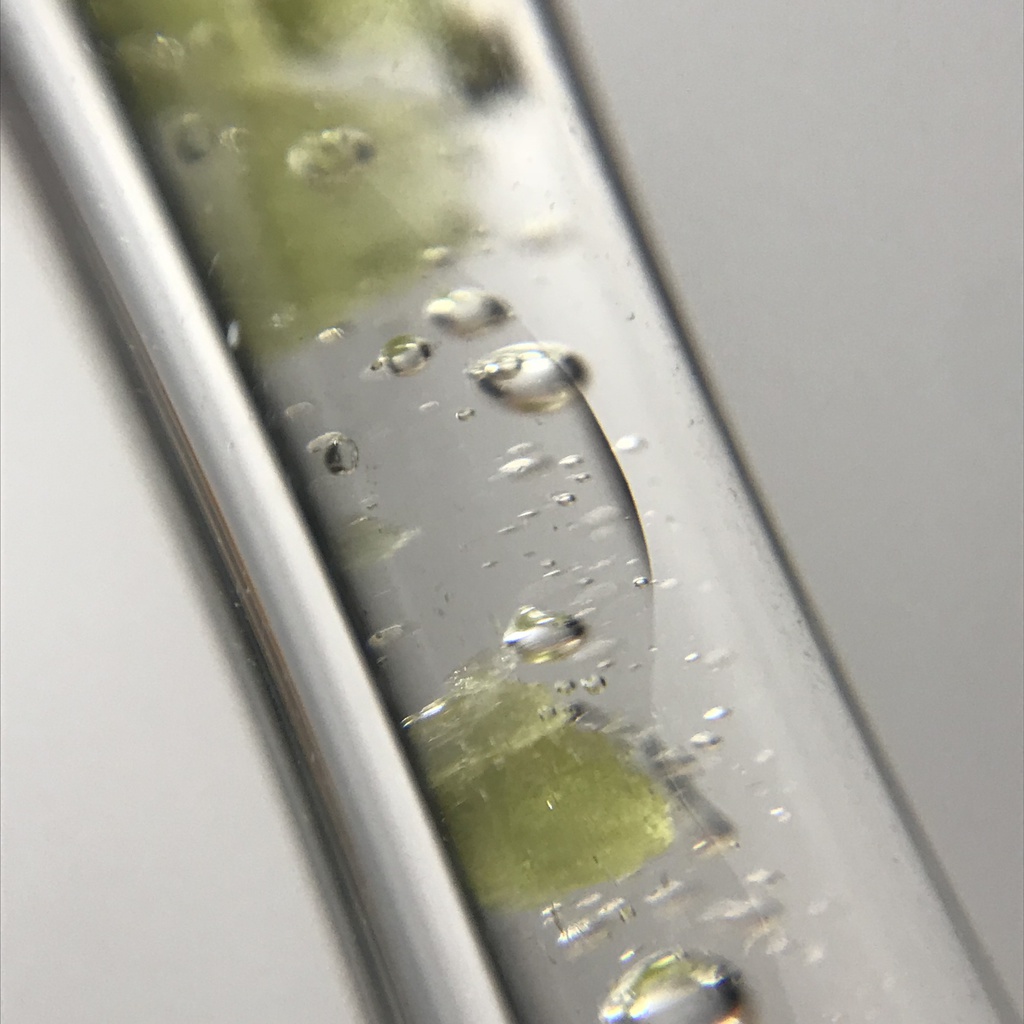 【レビュー用試作品】ベスブ石(ベスビアナイト)入り試験管B