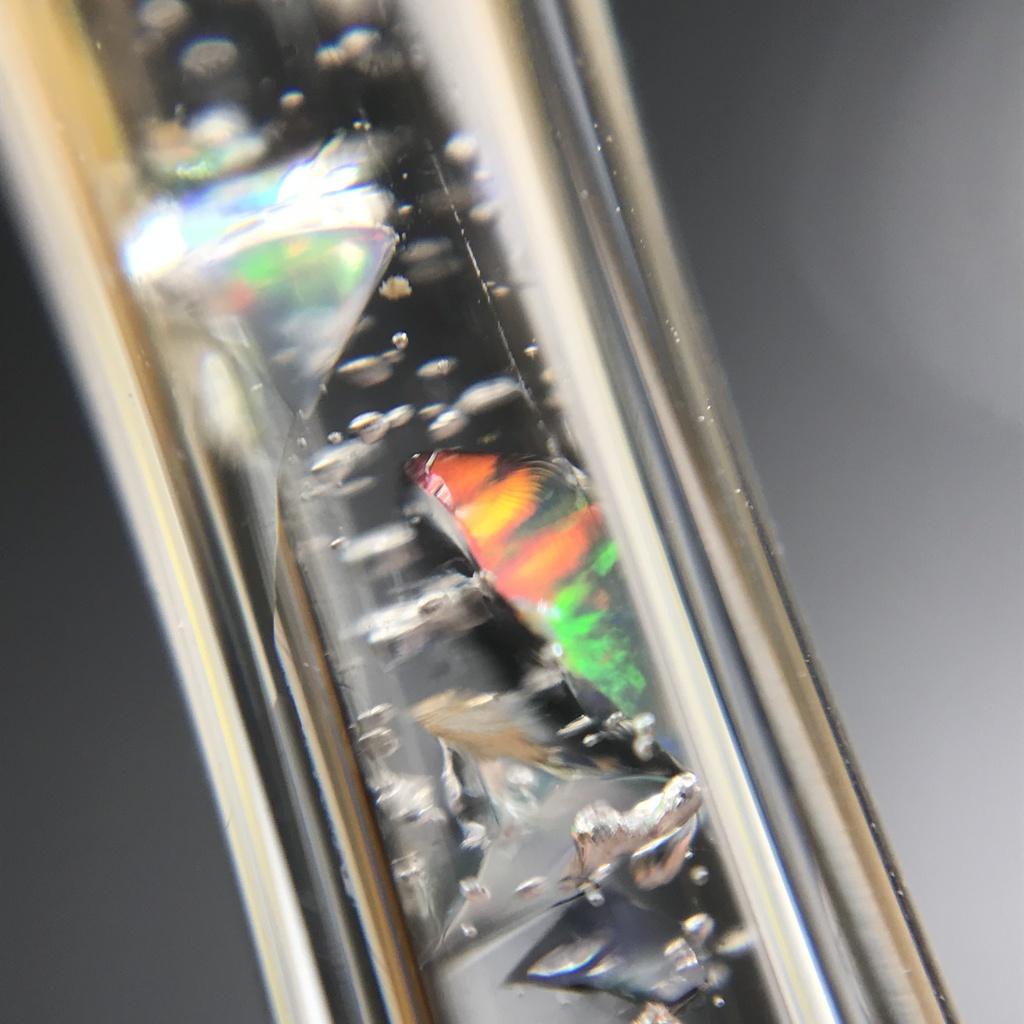 【レビュー用試作品】オパール入り試験管J