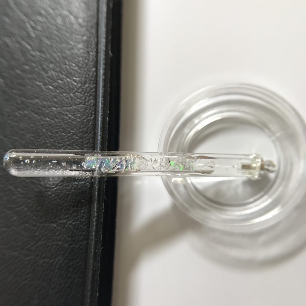 【レビュー用試作品】オパール入り試験管J