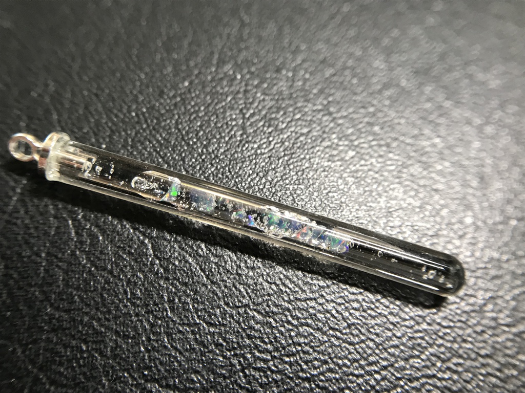 【レビュー用試作品】オパール入り試験管J
