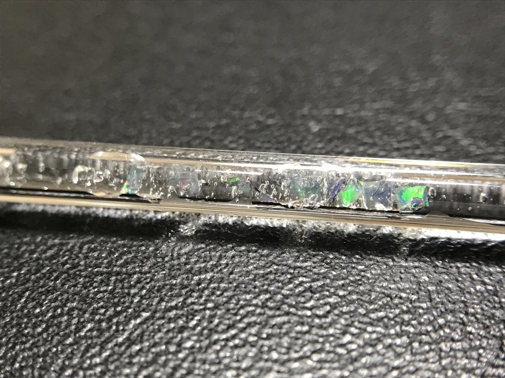 【レビュー用試作品】オパール入り試験管J