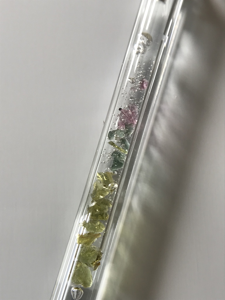 【レビュー用試作品】(訳あり)トルマリン入り試験管