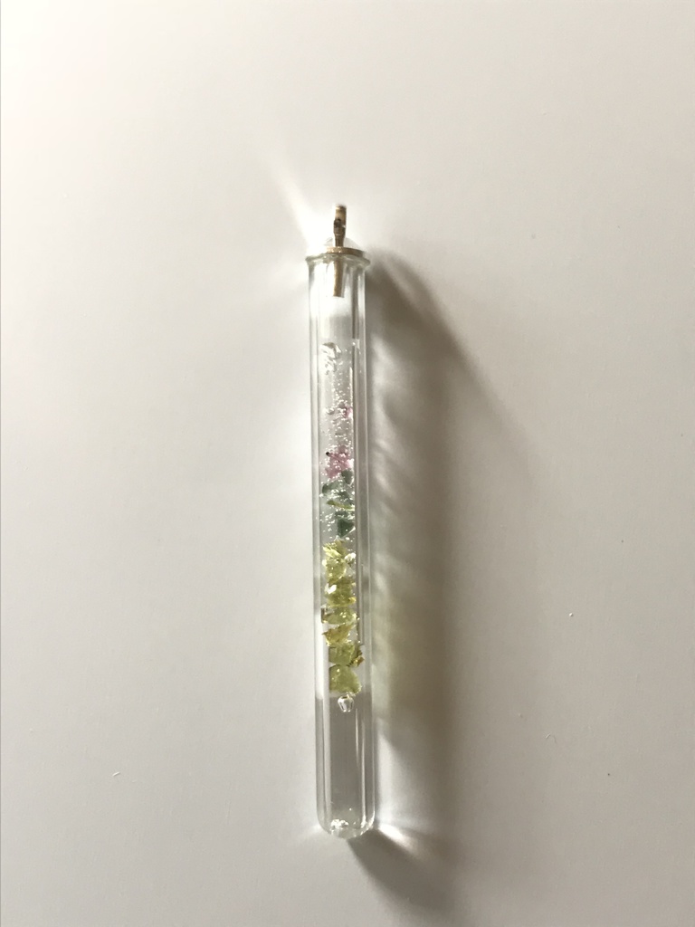 【レビュー用試作品】(訳あり)トルマリン入り試験管