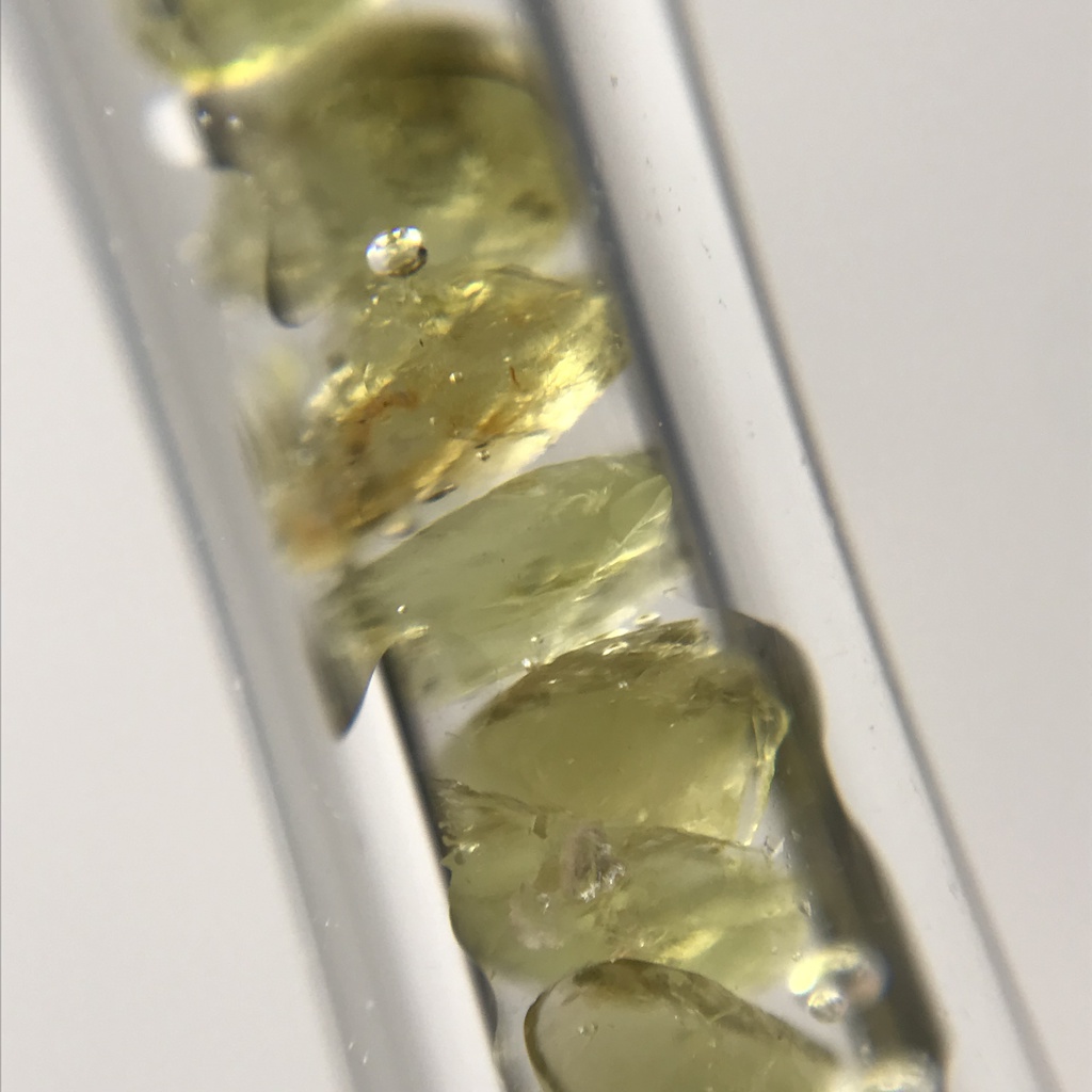 【レビュー用試作品】(訳あり)トルマリン入り試験管