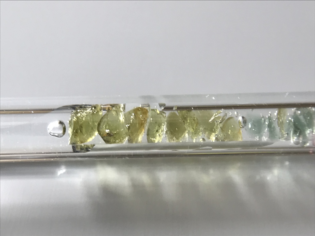 【レビュー用試作品】(訳あり)トルマリン入り試験管