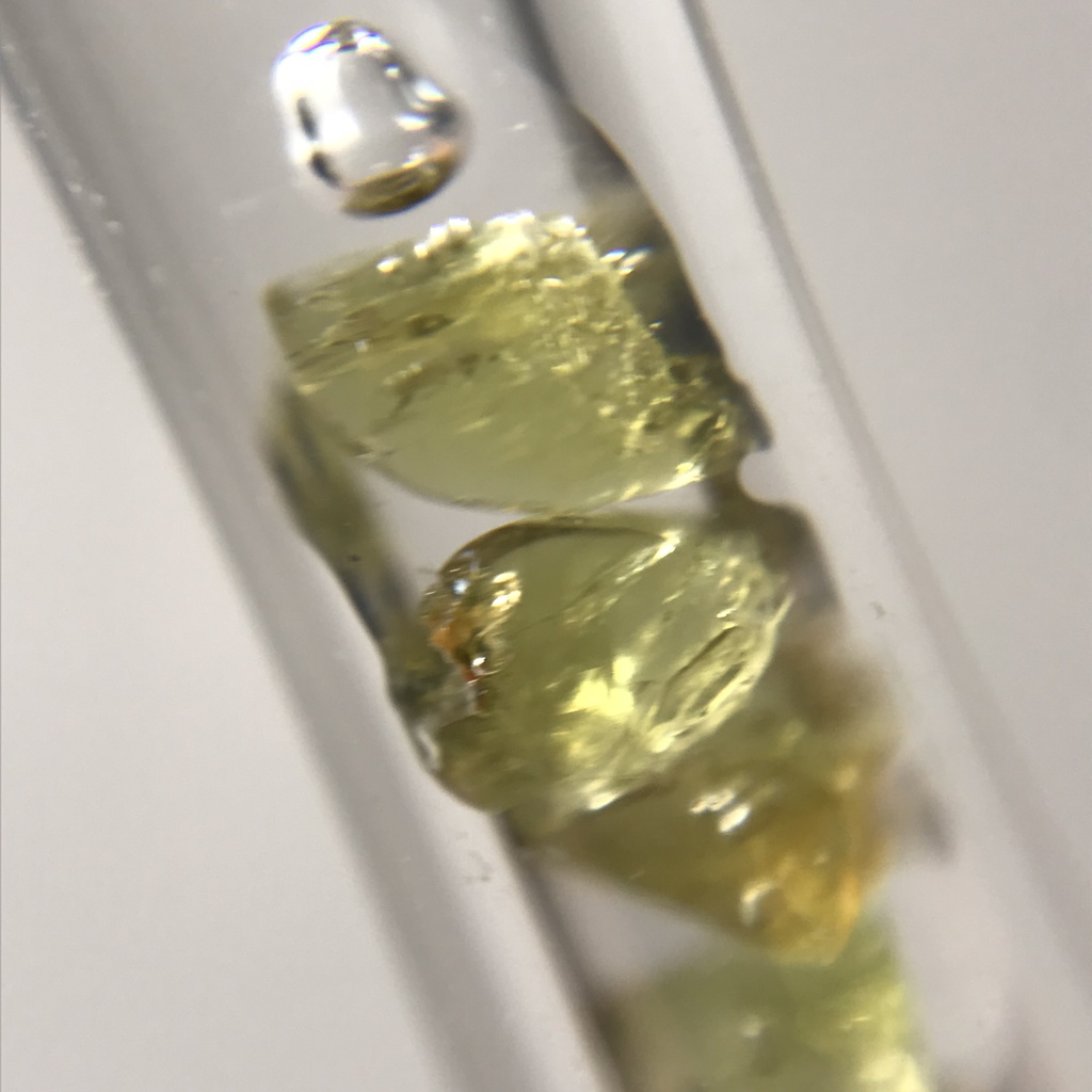 【レビュー用試作品】(訳あり)トルマリン入り試験管