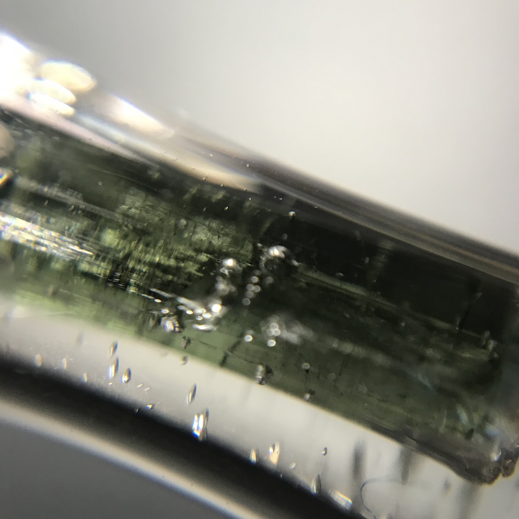 【レビュー用試作品】トルマリン入り試験管(中)