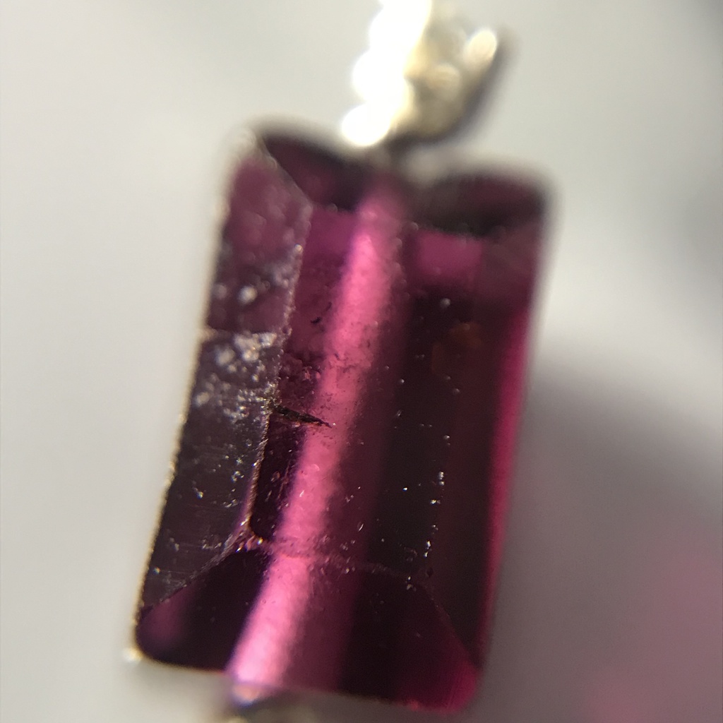 【試作品】ガーネットとスティックのフェイクピアス