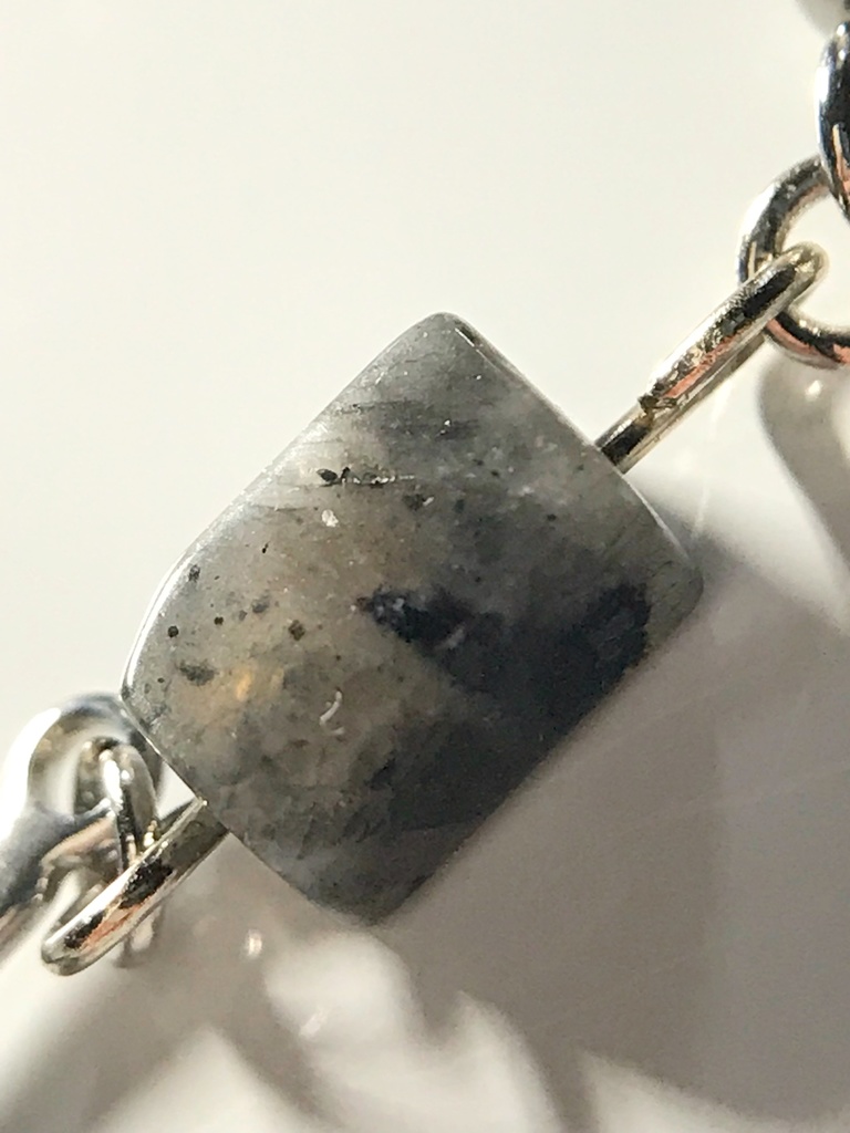 【試作品】ラルビカイトとクロスのピアス