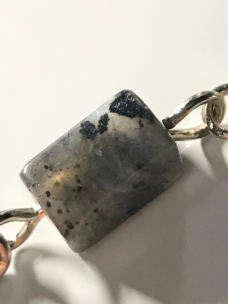 【試作品】ラルビカイトとクロスのピアス