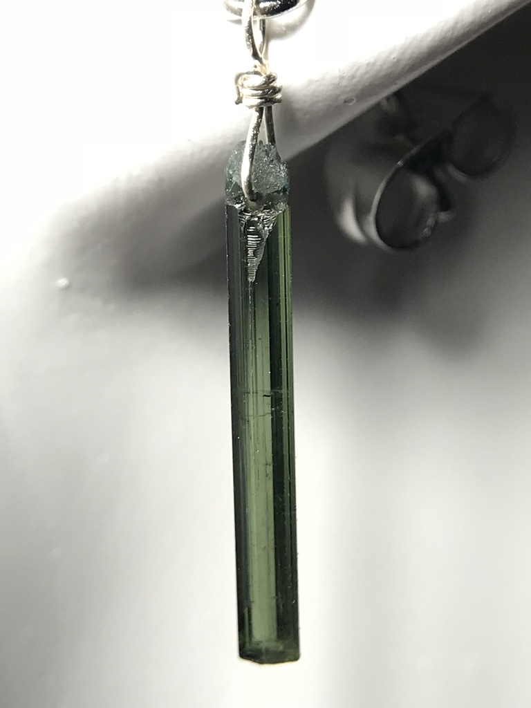 【試作品】トルマリン結晶のピアス