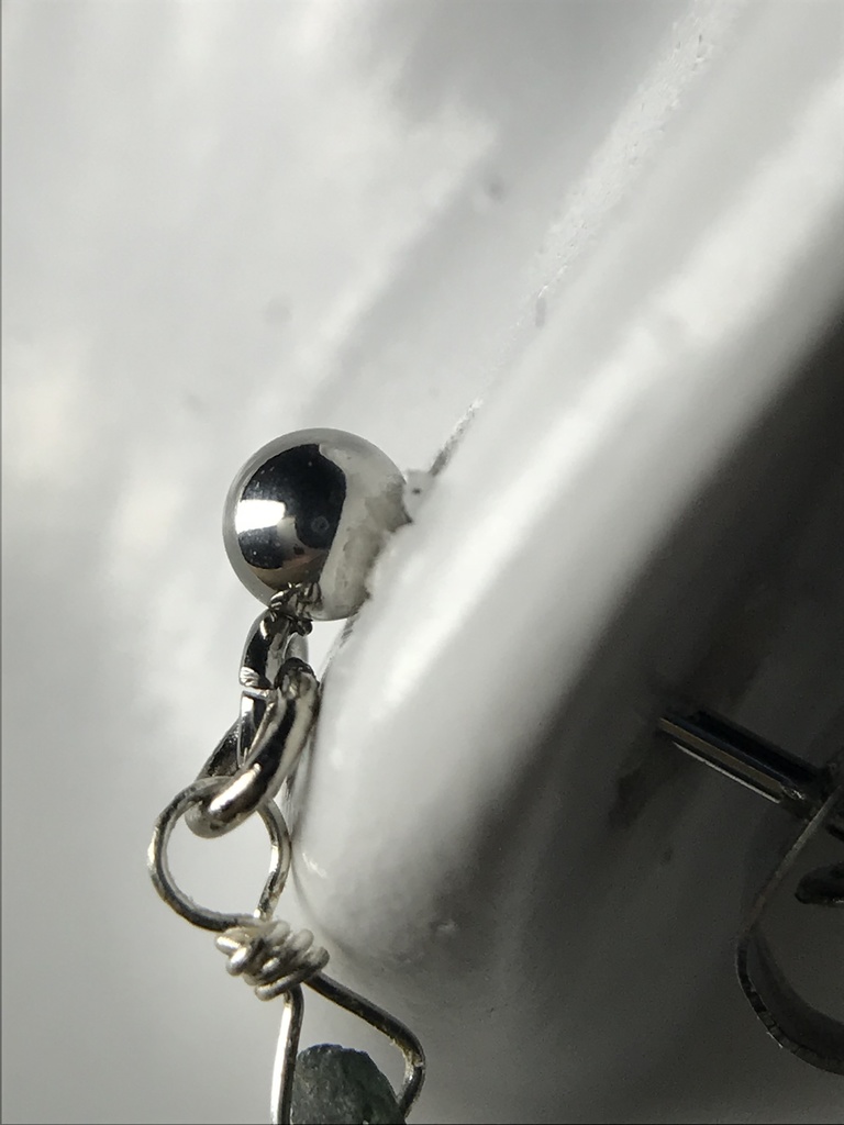 【試作品】トルマリン結晶のピアス