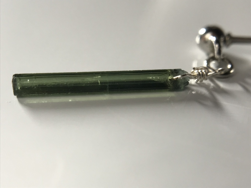 【試作品】トルマリン結晶のピアス