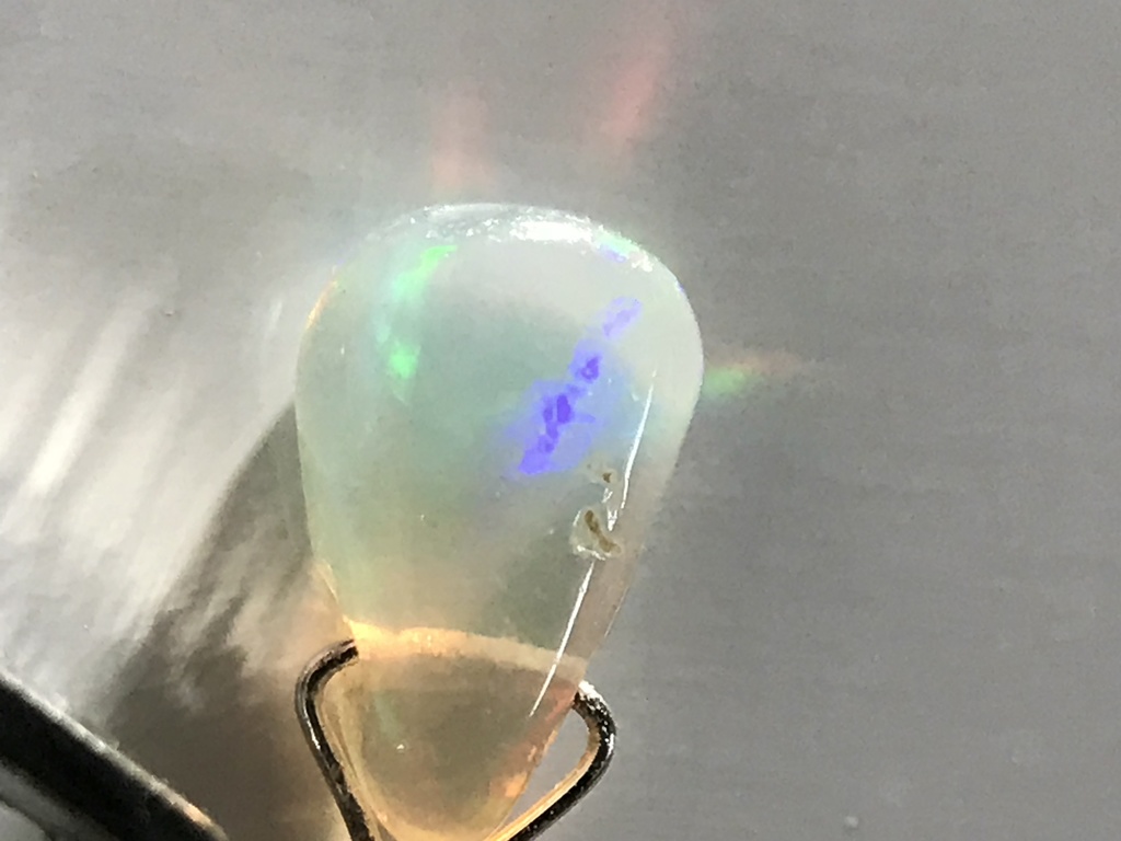 【試作品】オパールとクロスのピアス