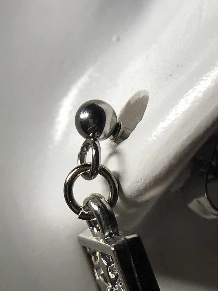 【試作品】オパールとクロスのピアス