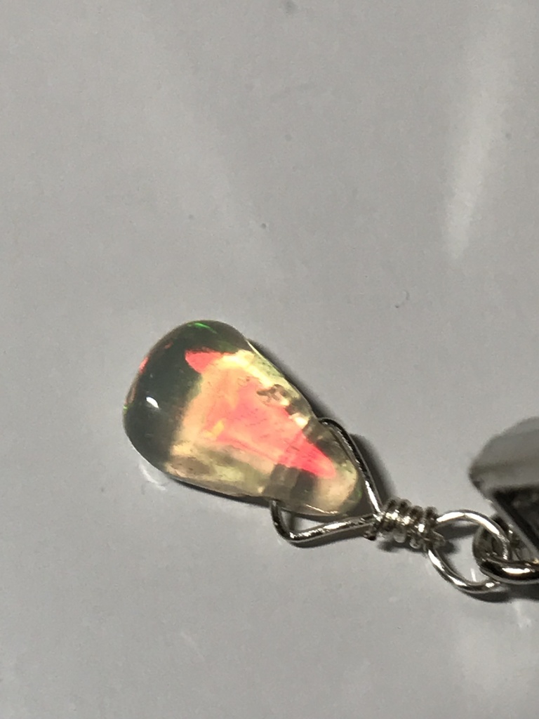 【試作品】オパールとクロスのピアス