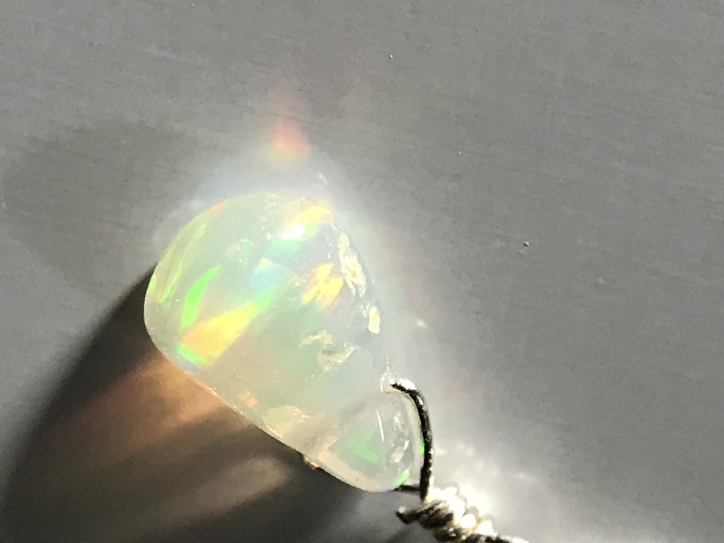 【試作品】オパールとクロスのピアス