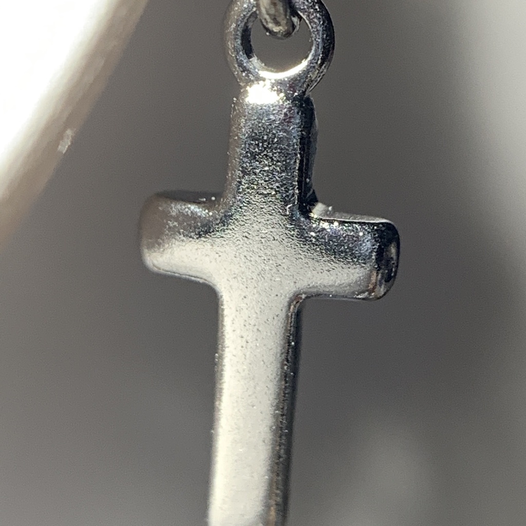 【再販】カイヤナイトとクロスのイヤーカフ