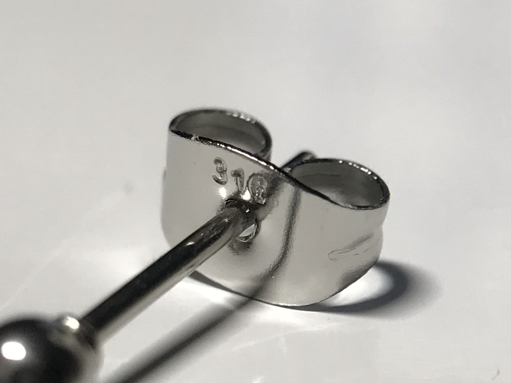 【試作品】水晶とアメジストのピアス