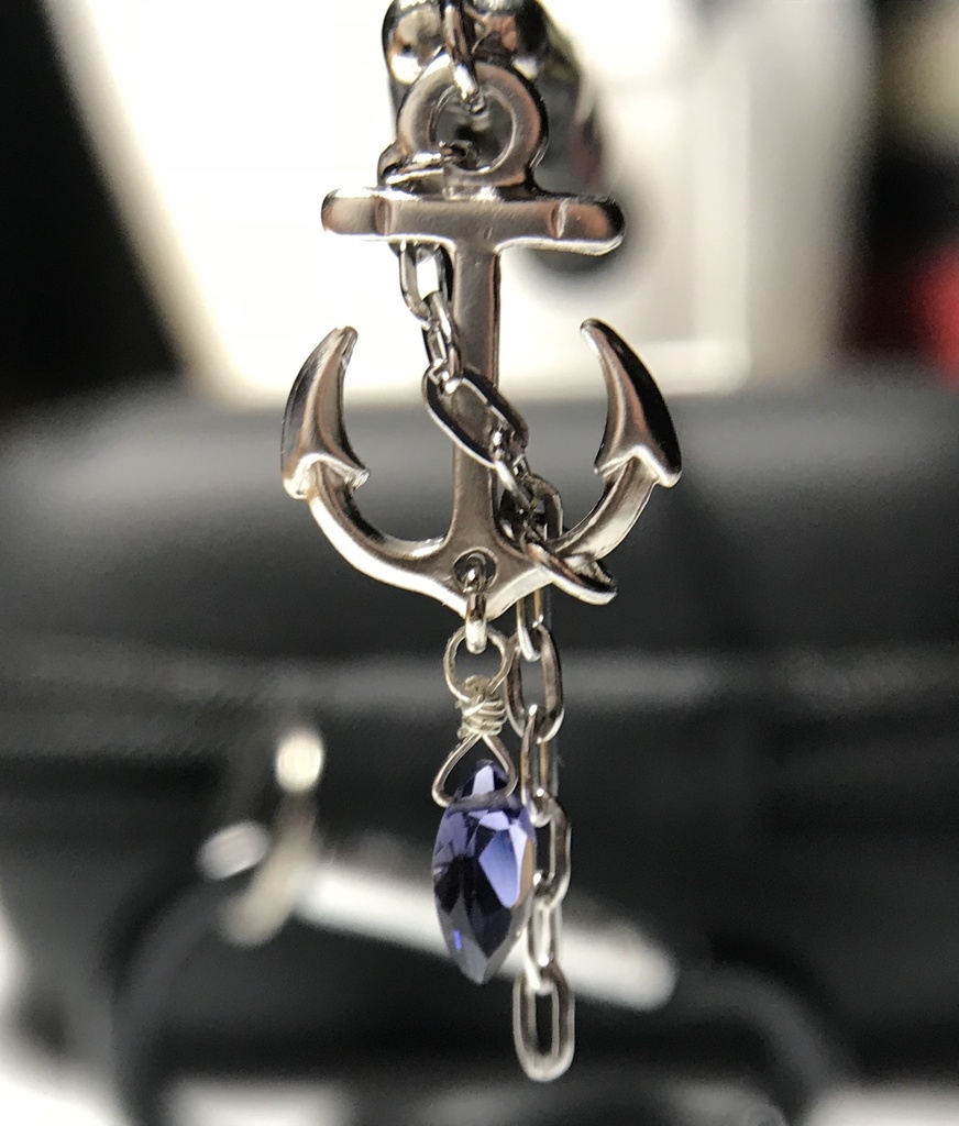 【試作品】アイオライトとアンカーのチャーム