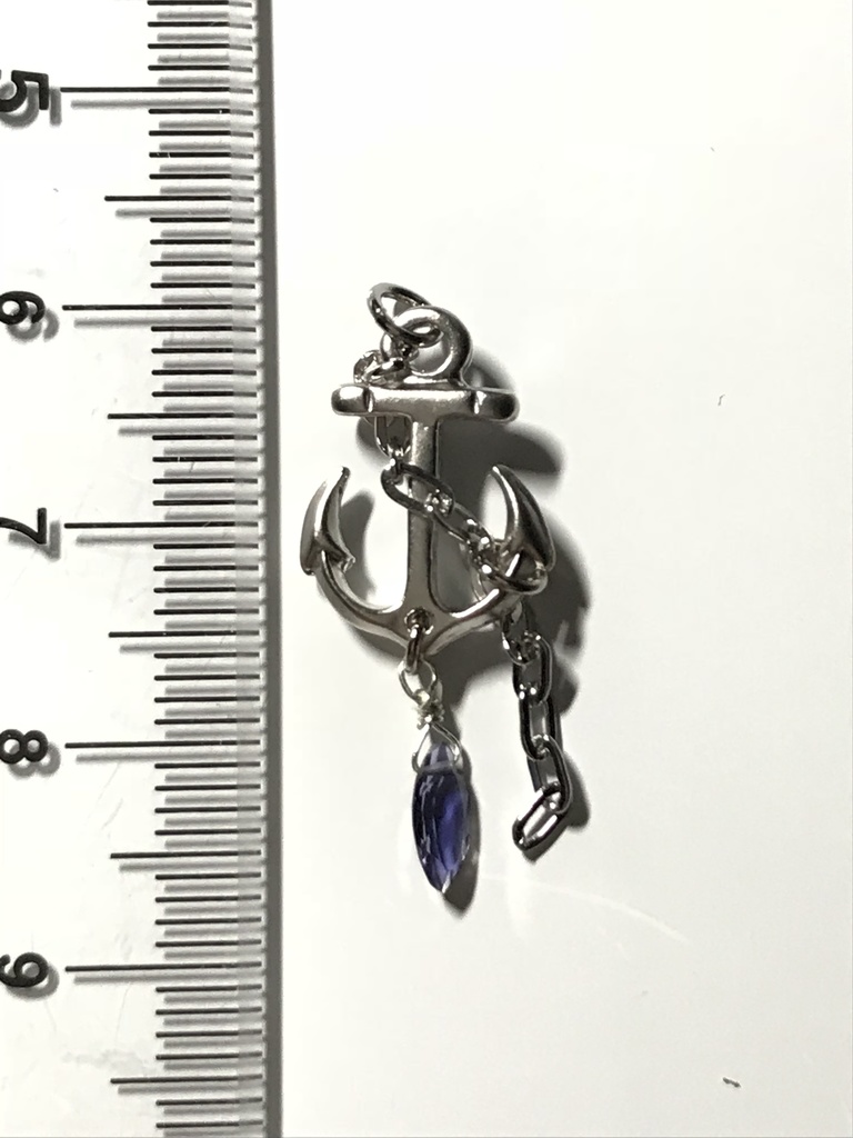 【試作品】アイオライトとアンカーのチャーム