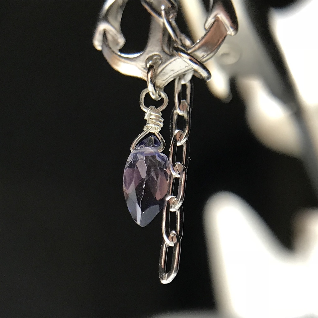 【試作品】アイオライトとアンカーのチャーム