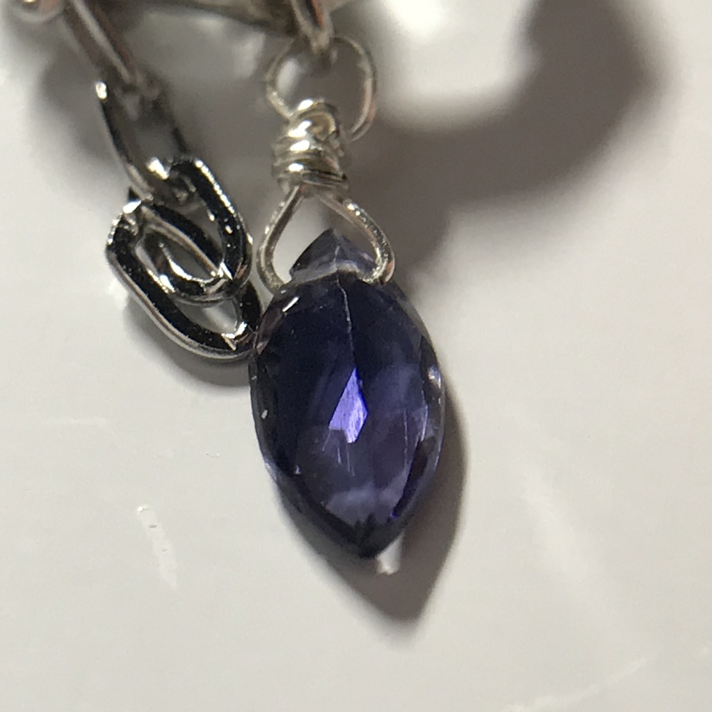 【試作品】アイオライトとアンカーのチャーム