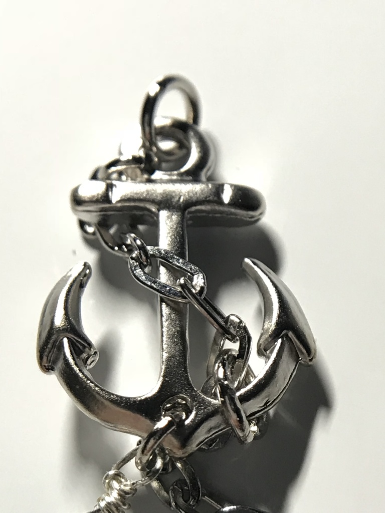 【試作品】アイオライトとアンカーのチャーム