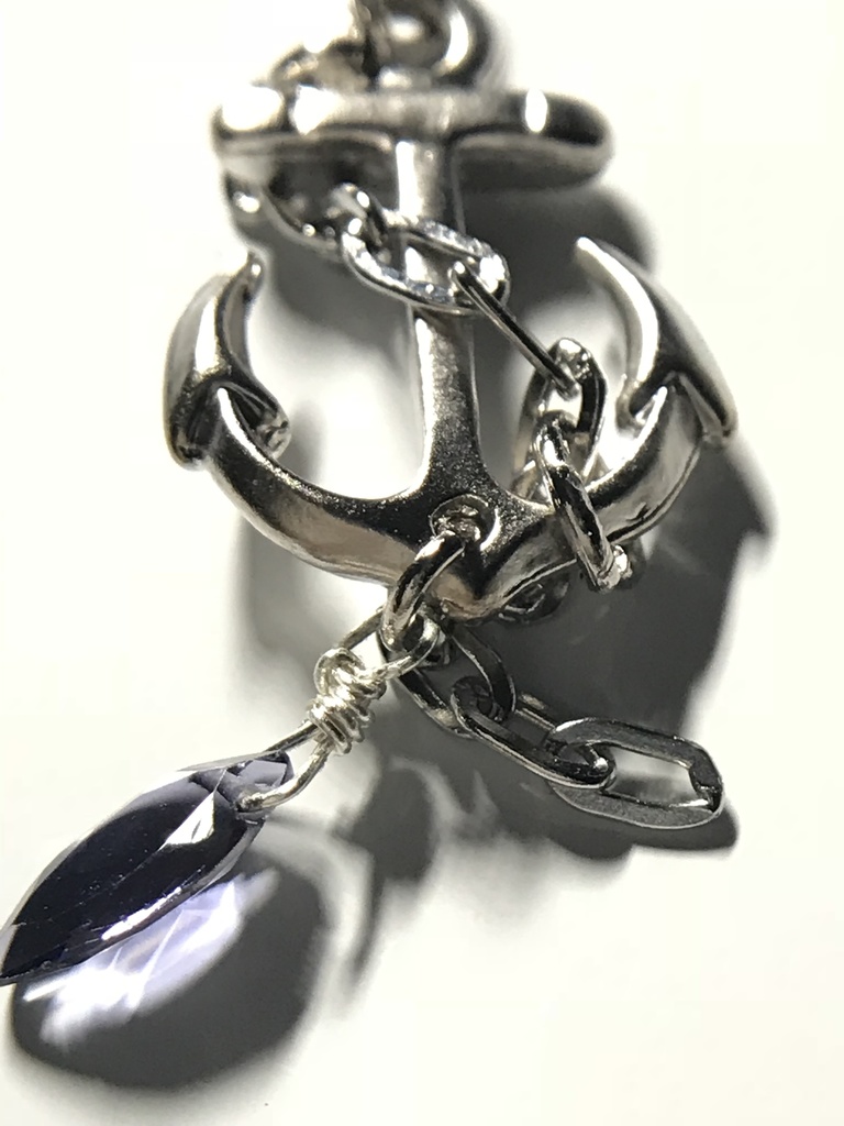 【試作品】アイオライトとアンカーのチャーム