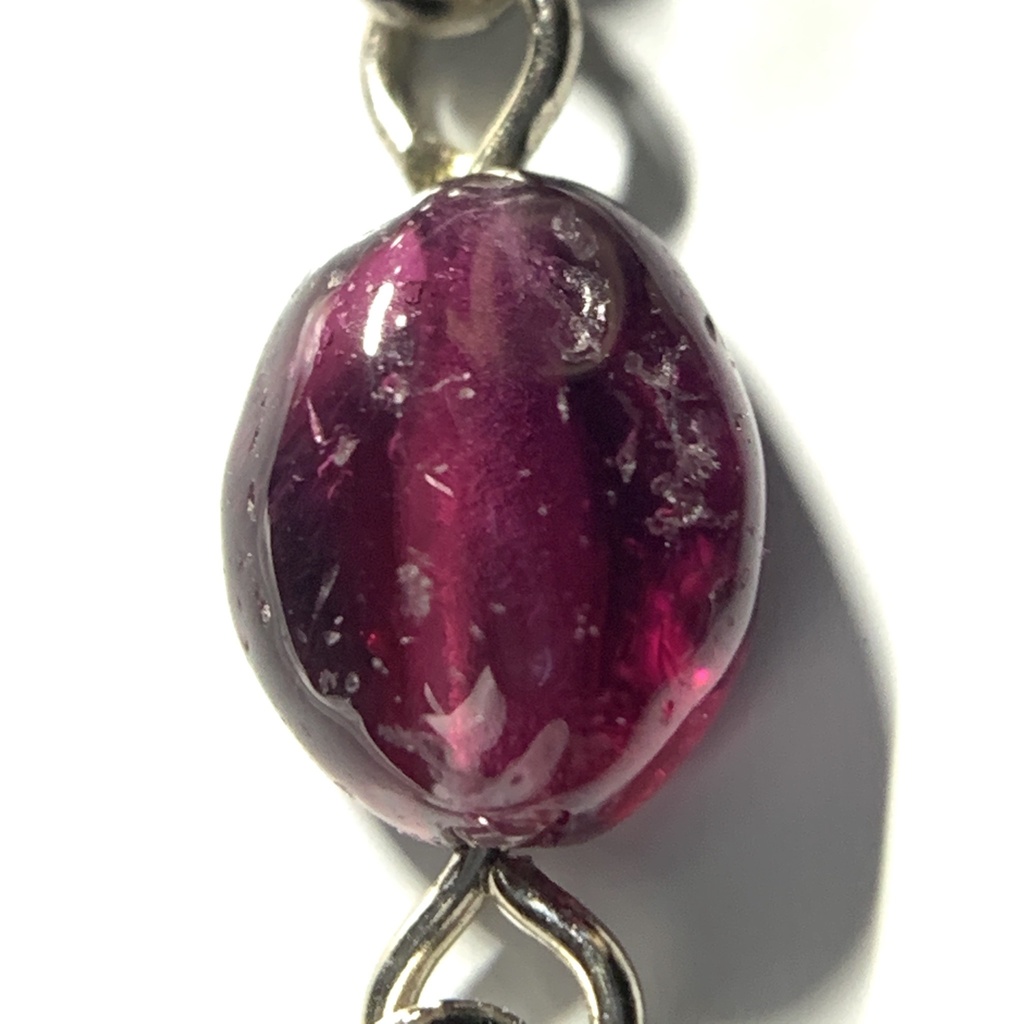 【再販】ガーネットとクロスのイヤーカフ