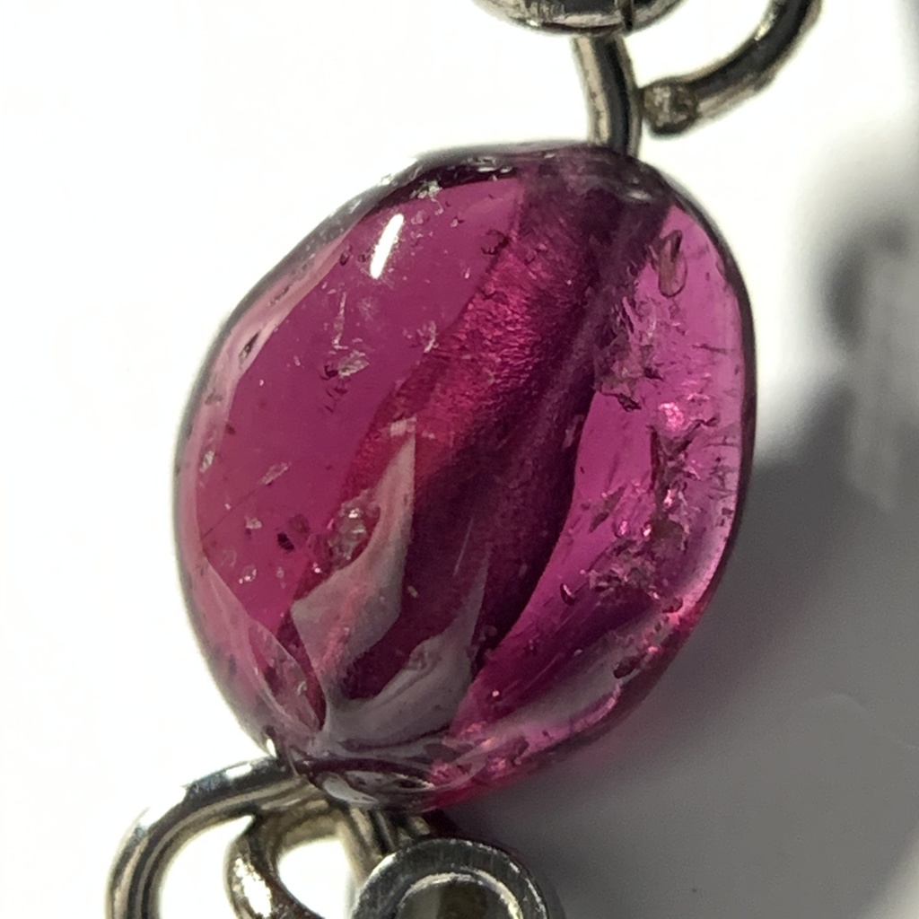 【再販】ガーネットとクロスのイヤーカフ