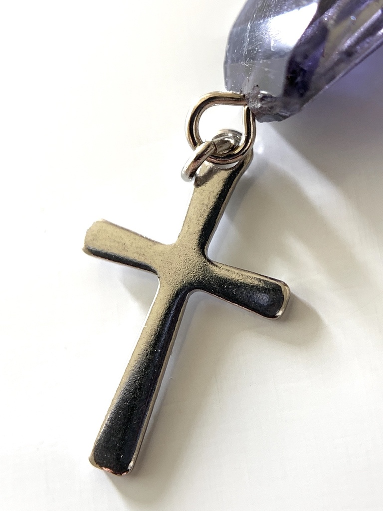 【再販】アイオライトとクロスのバングル