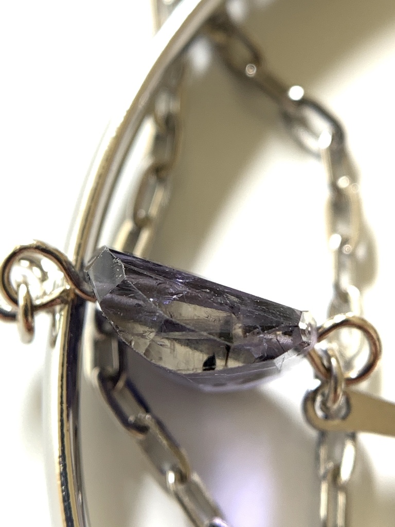 【再販】アイオライトとクロスのバングル