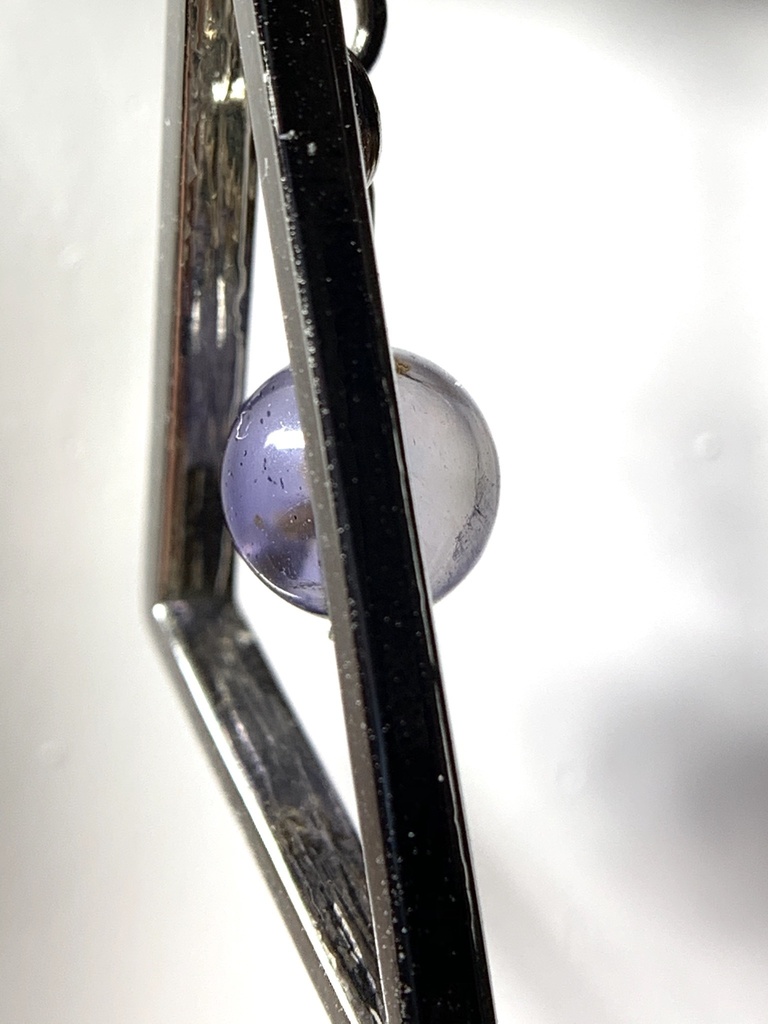 【1個売り】アイオライトとトライアングルのピアス