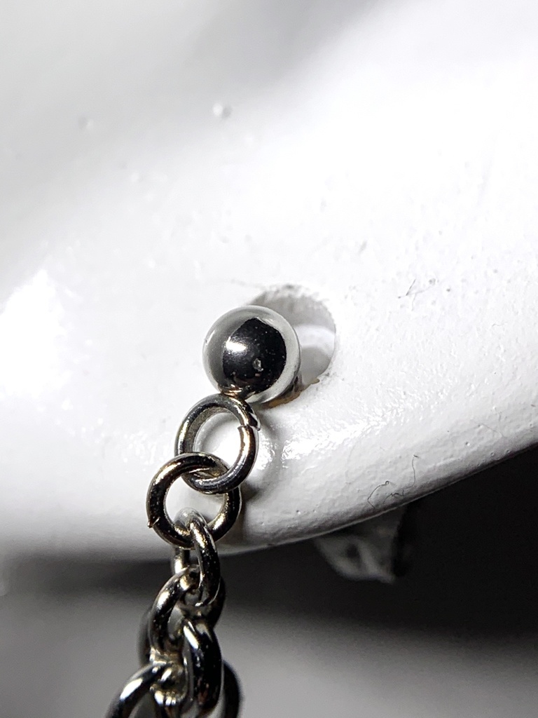 【1個売り】アイオライトとトライアングルのピアス