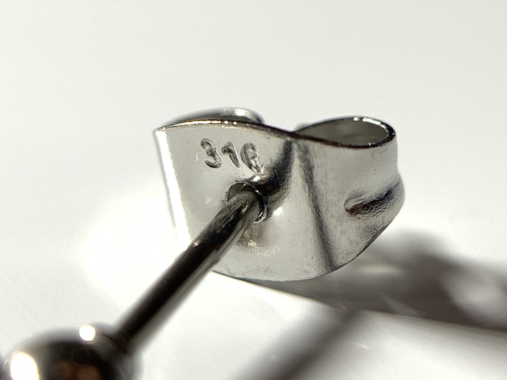 【1個売り】アイオライトとトライアングルのピアス