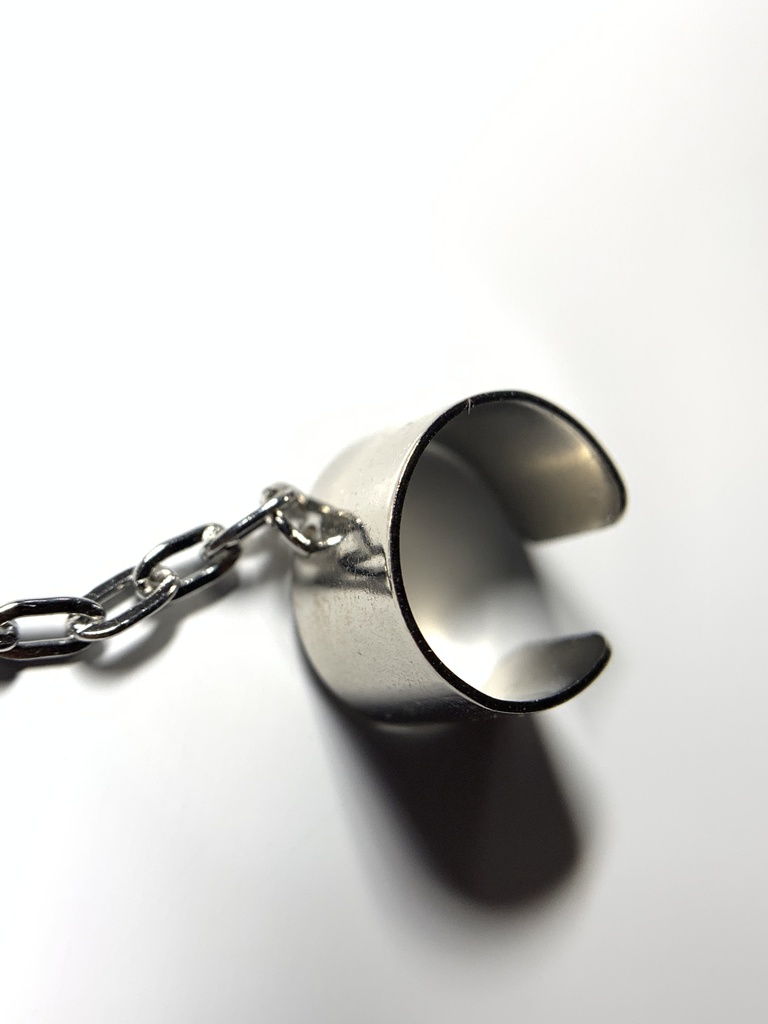 【1個売り】ガーネットとクロスのピアス&イヤーカフ