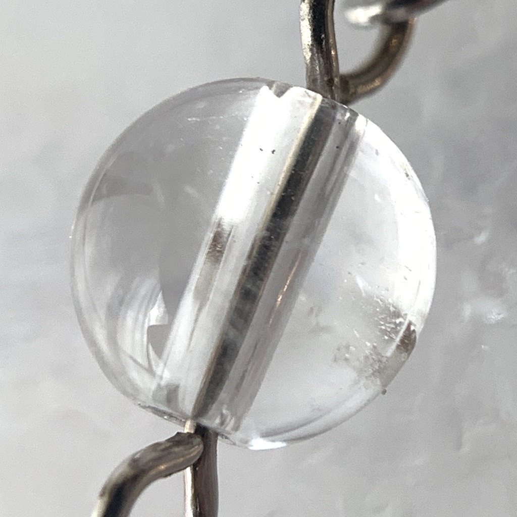 【再販】【1個売り】水晶とスティックのピアス